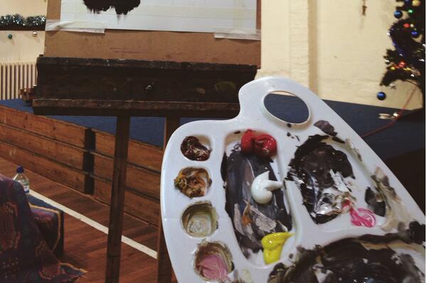 ByLukeWright's tweet image. Went to a Life Drawing class w/ @AlexaJElliott today. Good to mess around with acrylics again. #MiddleClassValues