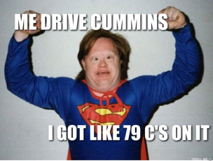 chaw_rollcoal's tweet photo. Cummins owners be like #dodge http://t.co/cwfXDxyNnb