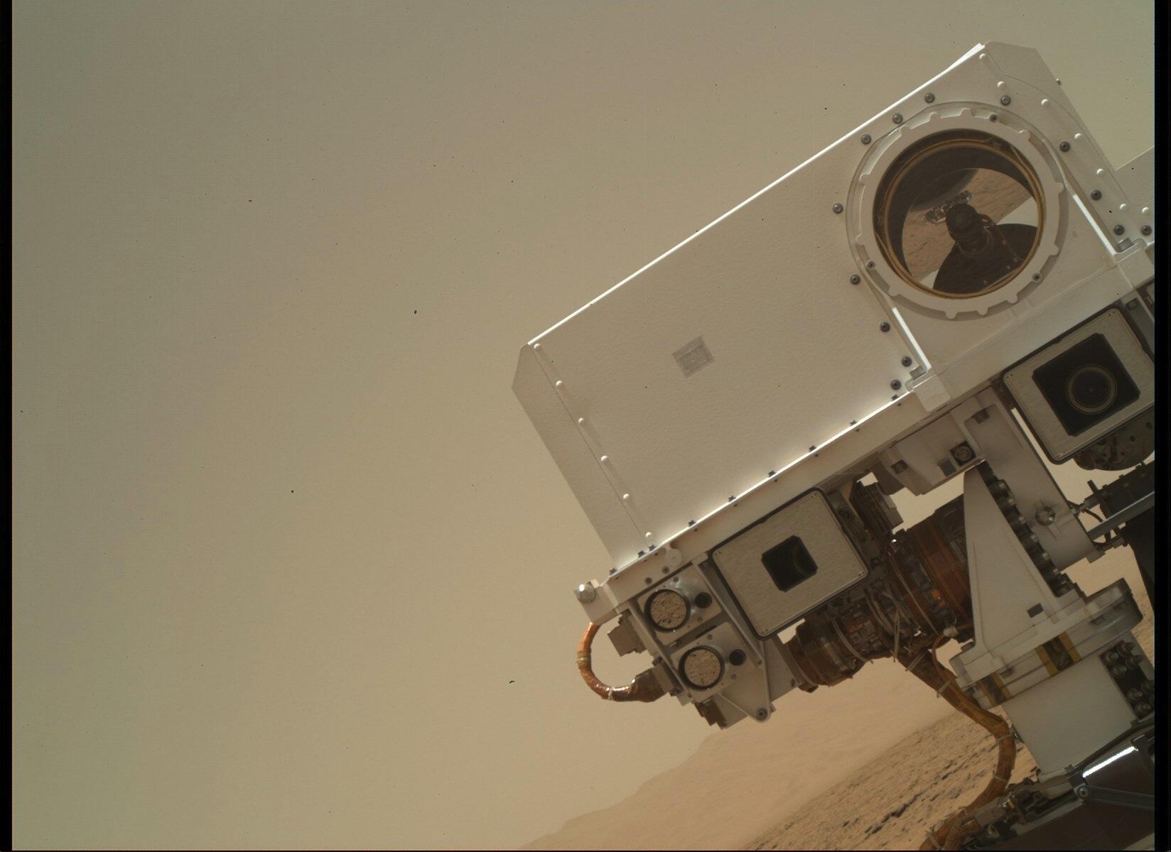 close up of the Mars Curiosity rover