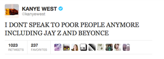 AmeerMusic79's tweet image. Kanye tried to delete it 😂😂😂😂 #ToLate