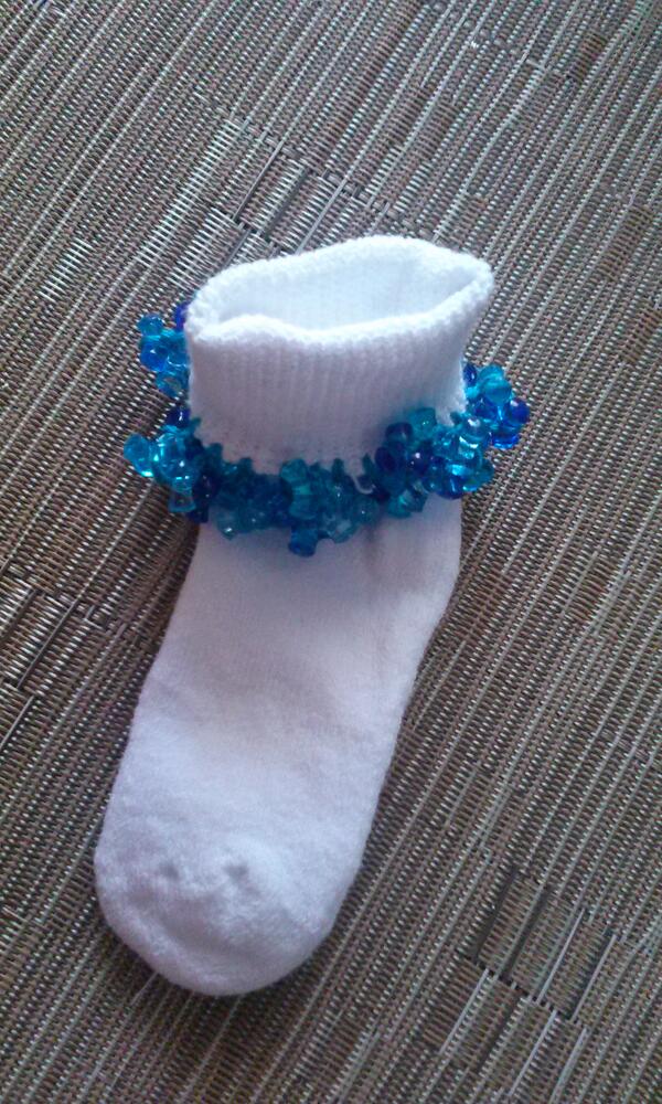 customcreation9's tweet image. New sock of the day Shades of blue