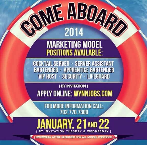 It's almost here!! Wanna work for the best pool party!? Apply for @EncoreBeachClub good luck!!