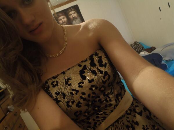LoveBeccaBrooke's tweet photo. From this years homecoming :p
#CheetahPrint #PartyDress http://t.co/aZmInrY6J1