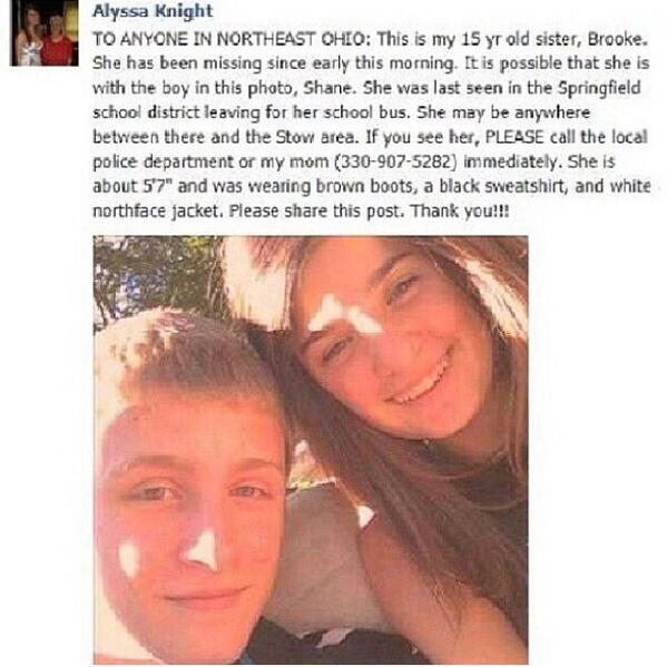 adam_anthony10's tweet photo. A girl that I use to know went missing what the hell look out for her http://t.co/V47lAxqLK2