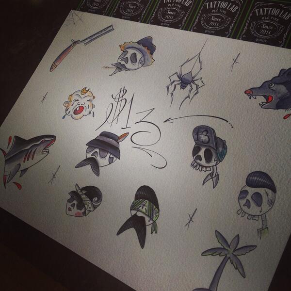 TATTOOLAB310's tweet photo. $13 tattoos from this flash only on Friday the 13th from 12-8pm http://t.co/WCVTUtZvZw