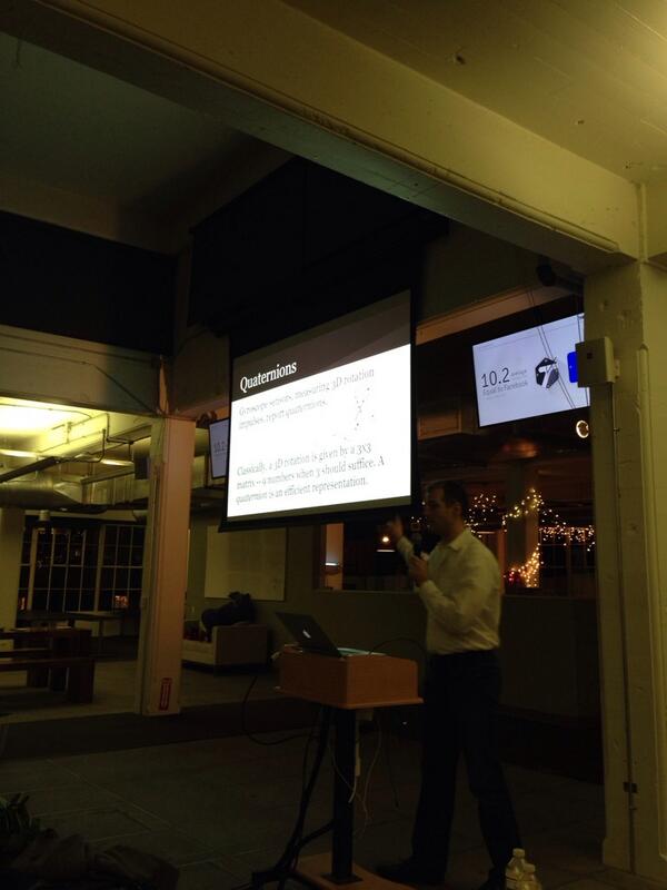 ryanorban's tweet image. Quarternion: 3D rotation given by a 3x3 matrix. Perfect for analysis of phone and quantified self data #SFDataScience