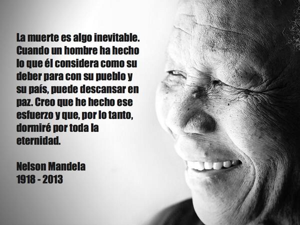 LauraKryshtar's tweet image. Nelson Mandela tenía muy claro para qué vino a este mundo. ¿Y tú, conoces tu propósito? #RIPNelsonMandela