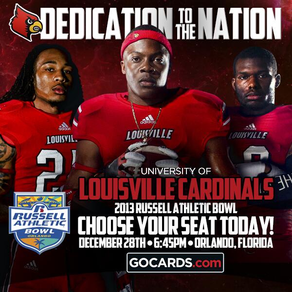 ULFlyingCard's tweet photo. We are headed to Orlando #CardNation! Get your @UofLFootball tickets now! http://t.co/02Hn91aSmC #L1C4 http://t.co/JgpOgGsknf