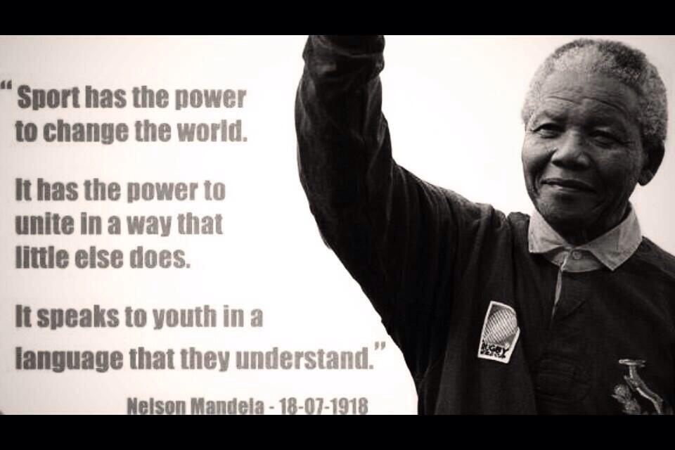 Nelson Mandela Sports Quote Lars Goerres On Twitter: "“@Marclammers: Nelson Mandela R.i.p. : " Sport  Has The Power To Change The World" Thanks Http://T.co/Qccrooqk2E”" / Twitter