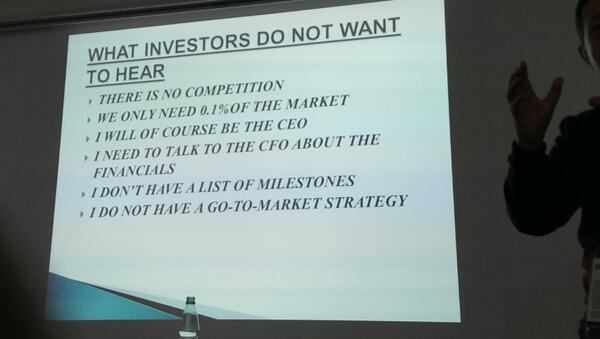 Robert Luke workshop on How to talk to investors @HubraumKrakow #warp2013