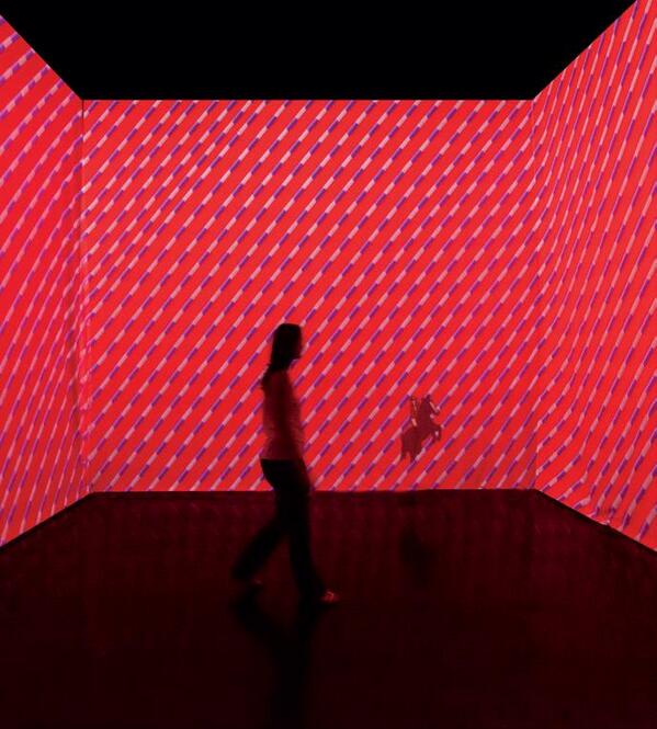 ELLEINDIA's tweet image. Head to the Hermès flagship store in Mumbai to check out artist Miguel Chevalier’s digital art installation #8Ties