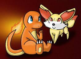 Cute_Charmander's tweet image. #Me and #Fennekin :3