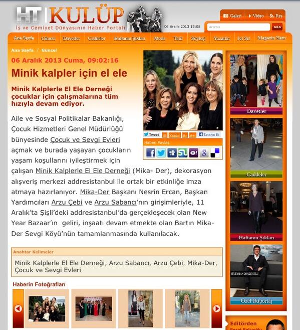 Mika-Der New Year Bazaar HT Kulup haberi #mikader #newyearbazaar #htkulup #haberturk <a href="/htkulup/">HT Kulup</a> #arzusabanci <a href="/mikader/">MİKA-DER</a>