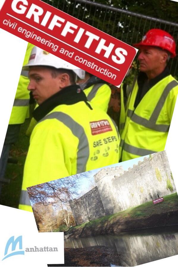 If you're in #Cardiff checkout the newly constructed #CardiffCastleMoat #GriffithsConstruction #WorkwearSupplier