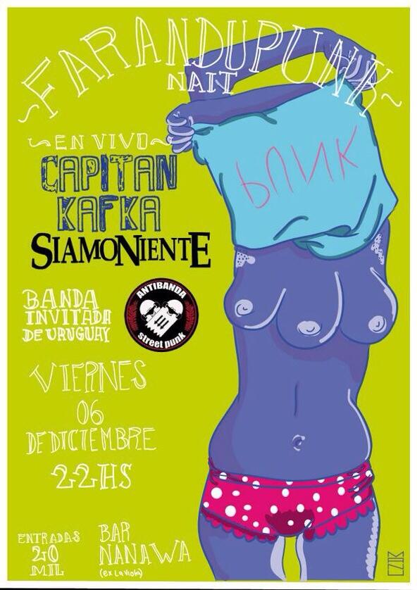 siamoniente's tweet image. HOY!!! NO SE SUSPENDE NI AUNQUE VUELE EL TECHO DE NANAWA!!!