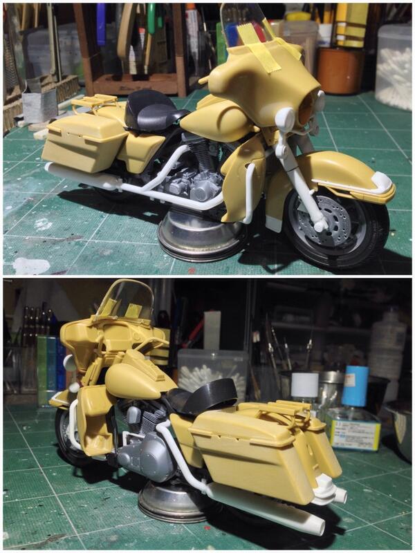 アオシマ『FLHTCウルトラクラシック』の製作記録 - posfie