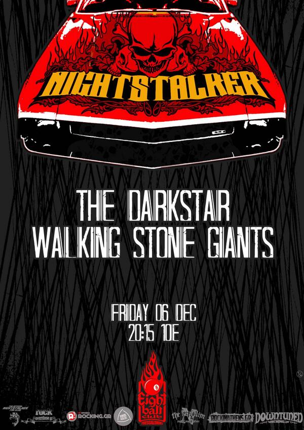 Nightsalker TODAY +Jaw Bones and The Darkstar