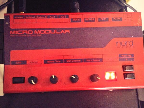 modular_madness's tweet photo. My new(old) toy... #micromodular http://t.co/9aeZmcRN93