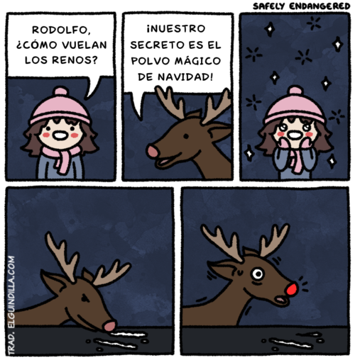 Rodriiguez_023's tweet photo. - ¿Como vuelan los Renos? 

- ¡Pues con el ''polvo mágico de Navidad''! http://t.co/WDwK5DdF2K
