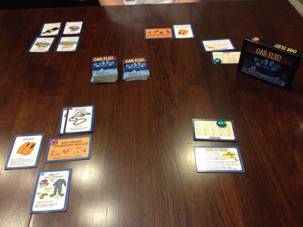 Played Oar Else by <a href="/flatcar6/">Flatcar6 Studios</a> tonight!Great concept!  Can't wait to get the whole family involved over the holidays!