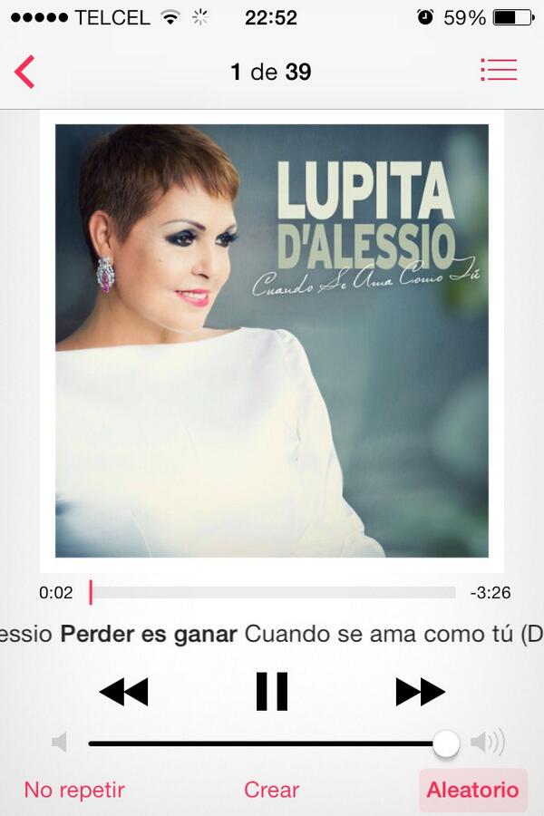 #loqueseadecadaquien si esta muy bueno el nuevo cd de mi <a href="/lupitadalessio/">LD</a> #leonadormida