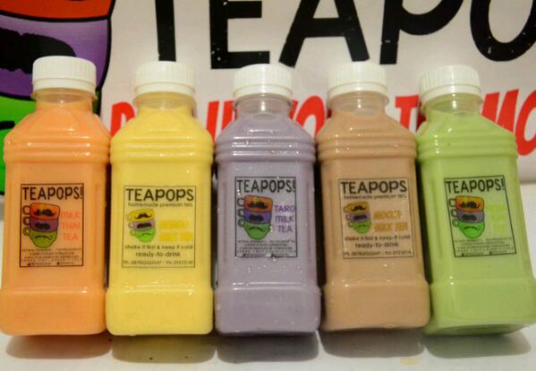 Homemade Milk Tea. Available in 5 variant flavours ( <a href="/TEAPOPS/">Homemade Milk Tea</a> - Order: 087822522647) #infoBDGkuliner