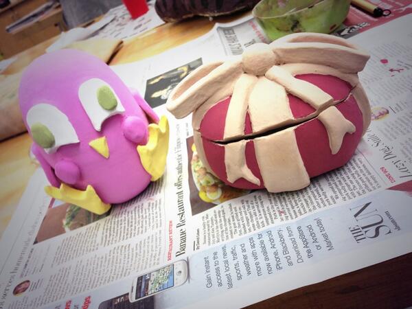 gloriaa_1's tweet image. What I made in sculpture class☺👌🙈 #presentbox #penguinbank