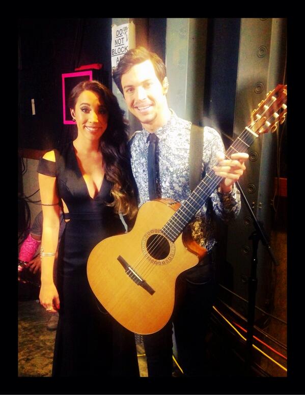 XFactorUSAStyle's tweet photo. we'll #saysomething @AlexandSierra3 look amazing and sound great tonight! @sierradeaton @alexkinsey http://t.co/05qNbHUWpA
