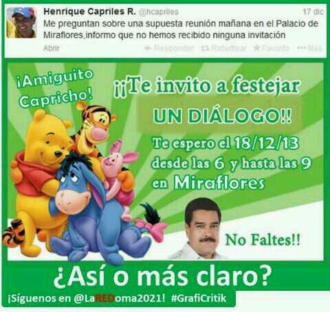 JoelAlvaradoE's tweet photo. @hcapriles aqui esta tu invitación, mentiroso la invitacion se hizo via pública! http://t.co/1dxtbzHUSP