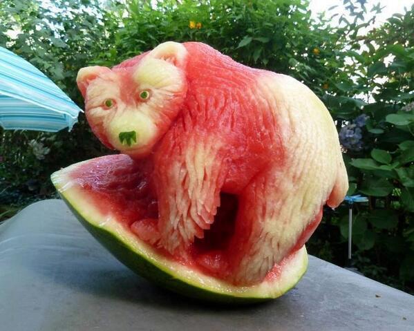 JustEarthPix's tweet photo. Creative Watermelon Art http://t.co/ORsCs9ymOS