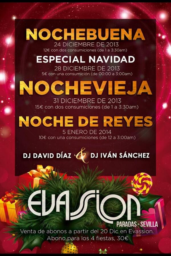 SalaEvassion's tweet photo. Programación de Navidades venta de abonos a partir del 20 dic RT este Twitter y entra en el sorteo de una entrada http://t.co/lA0YLphihs