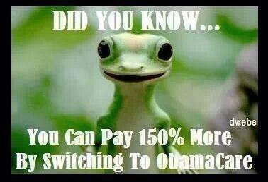 YoungGOP's tweet photo. Breaking news from the Geico gecko! http://t.co/sGTQ9DpZof