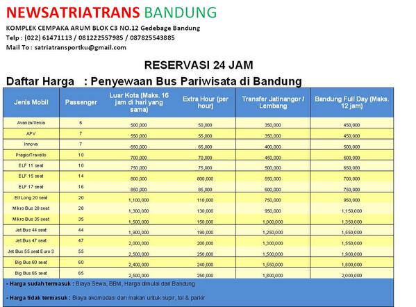 aryagumilarwst's tweet photo. RENT CAR &amp; BUS PARIWISATA BANDUNG @infomakasar @infobdg @Jogjalnfo @InfoIklanMobil @fjb_jawabarat @JABAR_info http://t.co/Q73PxDWyd1
