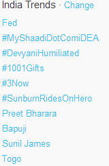 moviesnowtv's tweet image. #3Now is trending in INDIA!! You guys are awesome :)