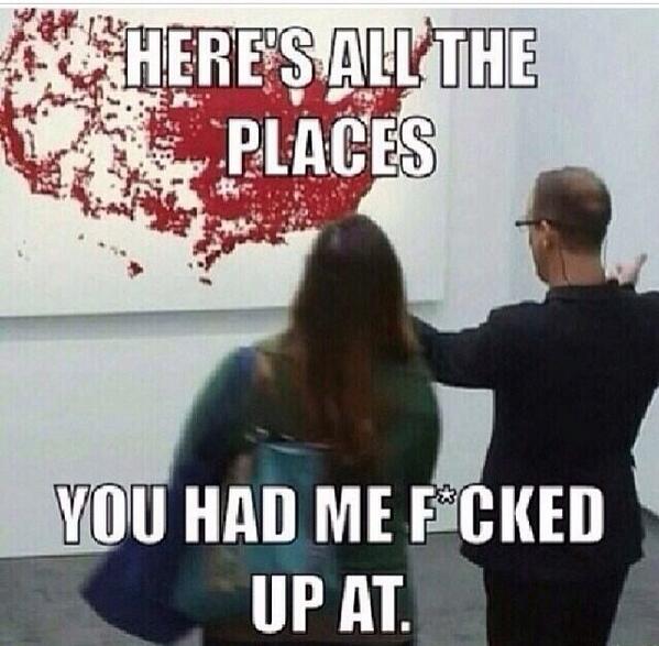 fucked up places Fucked up places