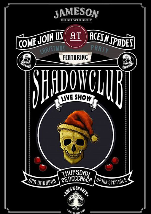 Regmacdizzle's tweet photo. Aces'n'Spades X-Mas Party!! Come on all the Orphan Rockers, let's get busy.. http://t.co/gn6VFfONty