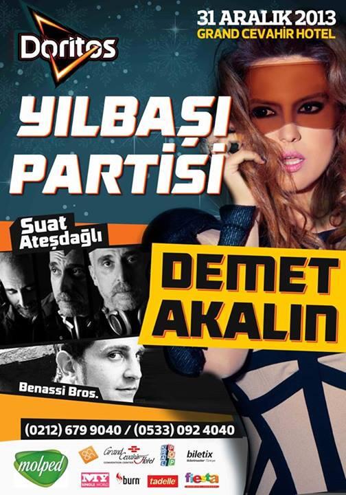 bosveryaaaaa's tweet photo. Muhteşem müzik ziyafetine son 4 gün.! @DemetAkalin ve @DJSUATATESDAGLI Yılbaşı Gecesi  Grand Cevahir Hotel'de  http://t.co/fzNSryUzQx