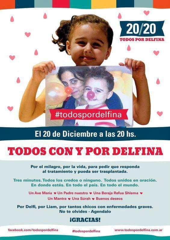 gordarj's tweet photo. #todospordelfina Un Ave María Viernes 20 de Dic a las 20 hrs, por Delfina y todos los q sufren esta enfermedad. http://t.co/pDGu6jnzzL