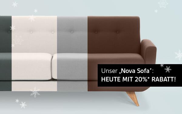 Das Nova #Sofa gibt´s heute 20% günstiger! Öffne jetzt das Türchen unseres #Adventskalenders: bit.ly/Nova20off