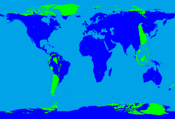 elakdawalla's tweet photo. Sparse! RT @Amazing_Maps: Land on earth where there is also land on the other side. http://t.co/cgxhoGdAY6