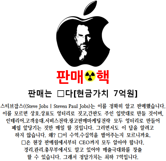 echangjo's tweet image. 판매란 □□□를 □□시키는 일 (현금가치 3,000만원)
j.mp/1erbYN8