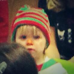EMILYPRIME's tweet image. So proud of my gorgeous girl being frosty the snowman tonight! #proudmum #tearsofpride