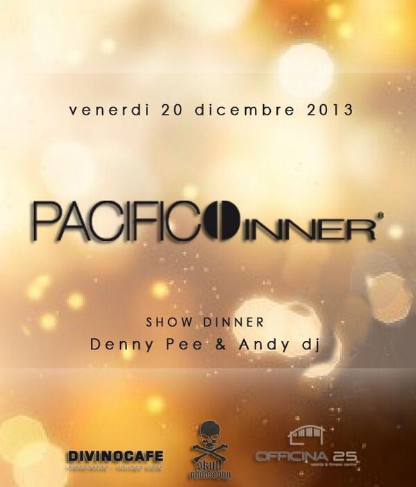 PacificoDinner's tweet photo. Venerdì 20 dicembre 2013.... #CenaSpettacolo #djset #PacificoDinner @Pinetadisco #DennyPee #Andydj http://t.co/SwiRuzAZTJ