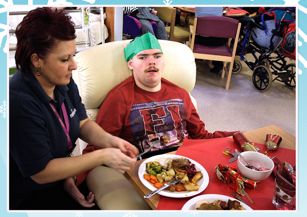 RainbowsHospice's tweet photo. Our Christmas lunch was funded by the @royalmailnews donation to @tog4shortlives. #firstclasschristmas #thankyou http://t.co/wnbicuR36c