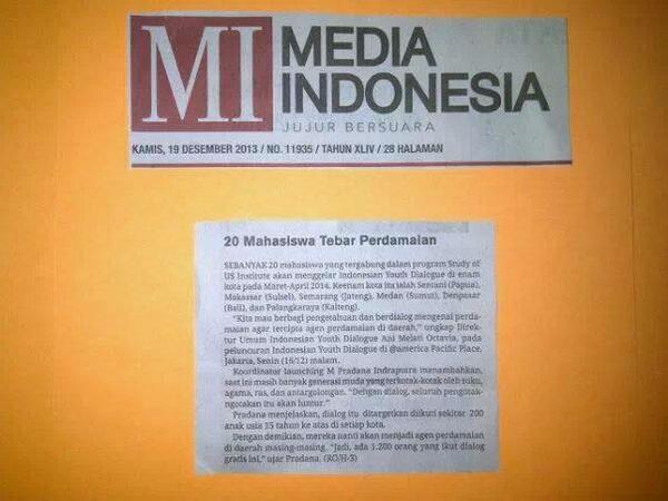 IYD di Media Indonesia. <a href="/DialogID/">Indo Youth Dialogue</a>