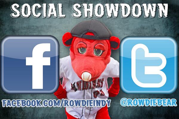 rowdiebear's tweet photo. Twitter is leading FB 3,404 to 2,965. Whichever account has 3,500 first will be entered 2 win an @indyindians prize! http://t.co/tVy5jOsoMI