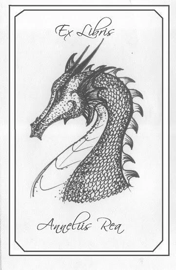 hey yo my completed ex libris shockingly featuring a dragon who would've thought 