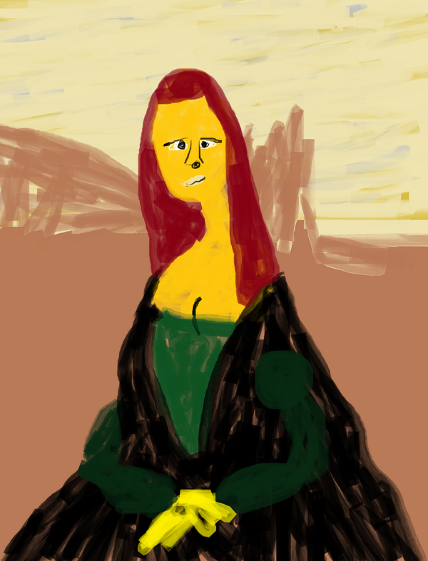 gonefishindale's tweet image. Oh and here's Mona Lisa. Or as I call it, #MoaningLisa