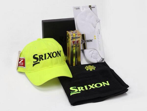 SrixonGolf's tweet photo. Our 2nd #TourYellow gift pack giveaway is going on now! RETWEET &amp; FOLLOW for a chance to win one of these ---> http://t.co/a6w3McEIQM
