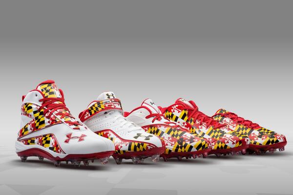 Under Armour Maryland Lacrosse cleats 